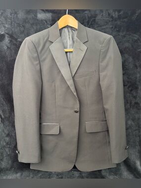 Neil Allyn Formal Collection Black Tuxedo Jacket 34R Slim Fit